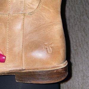 Frye Paige Tall Riding boots Tan size 7